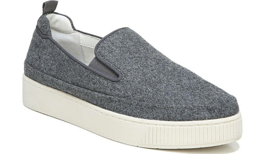 Franco Homer 4 Platform Slip On Sneaker - Grey Fabric