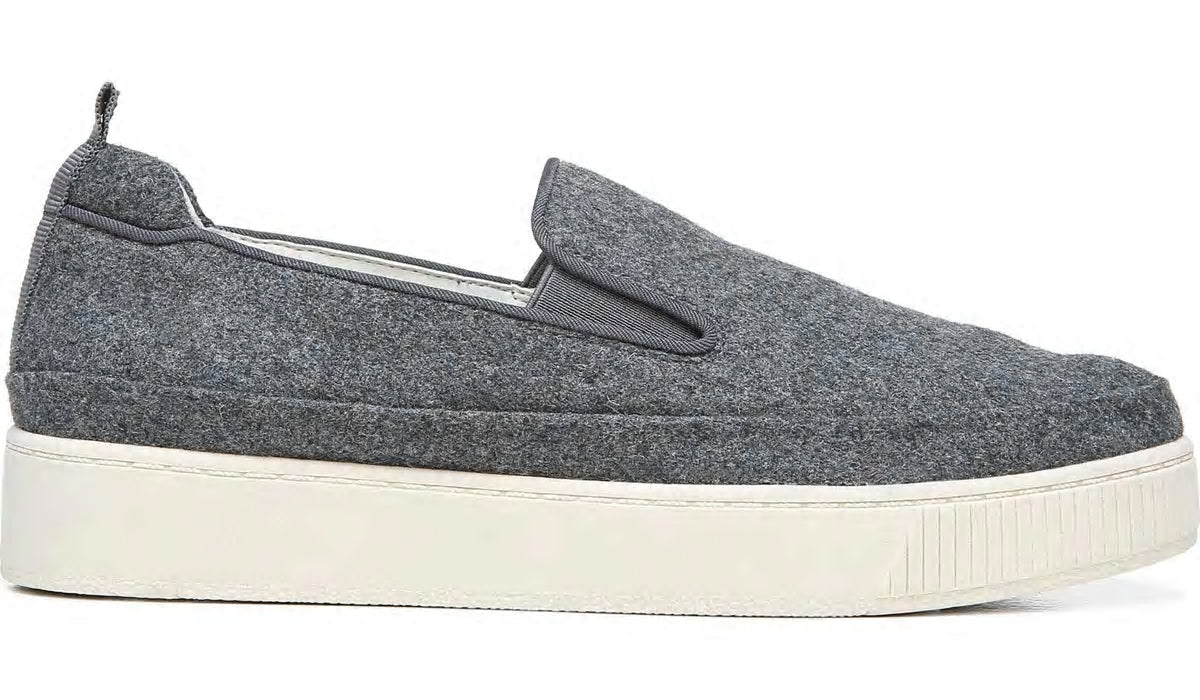 Franco Homer 4 Platform Slip On Sneaker - Grey Fabric