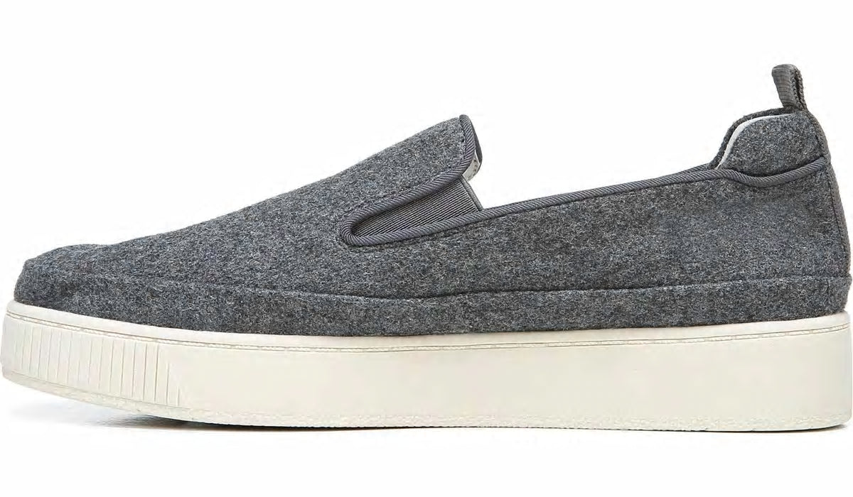 Franco Homer 4 Platform Slip On Sneaker - Grey Fabric