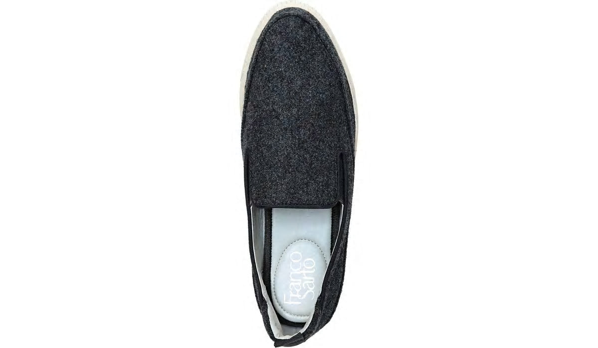 Franco Homer 4 Platform Slip On Sneaker - Grey Fabric