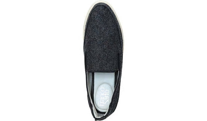 Franco Homer 4 Platform Slip On Sneaker - Grey Fabric