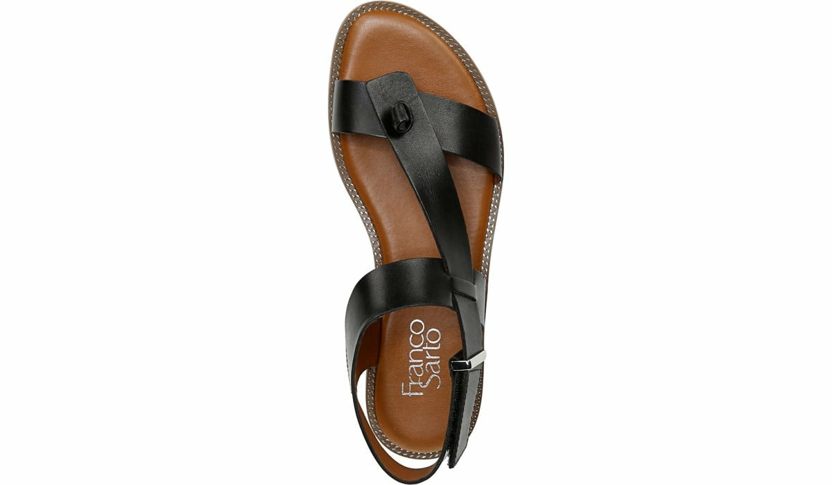Franco Glenni Sandal - Black Leather
