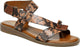 Brown Snake Print Faux Leather