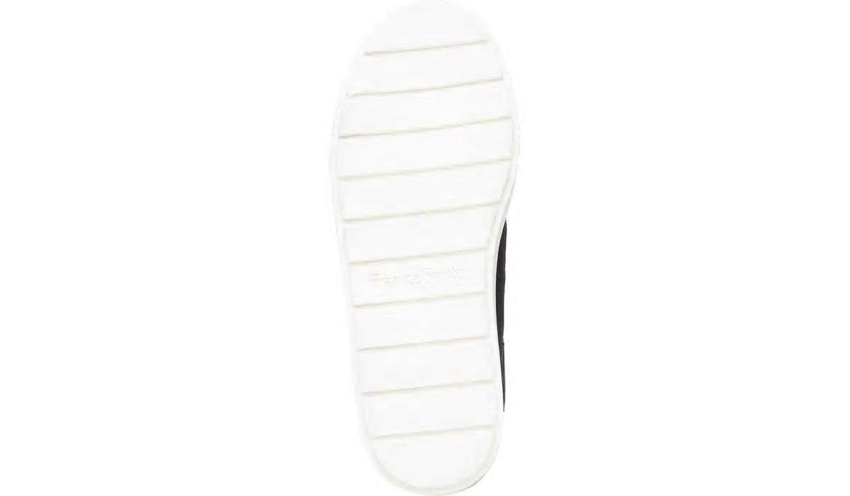 Franco Lazer Platform Slip On Sneaker - Black Fabric