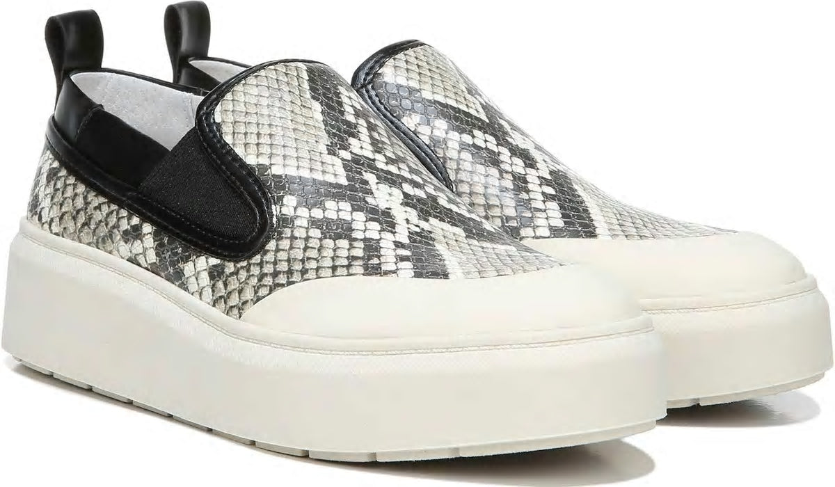 Franco Lazer Platform Slip On Sneaker - Roccia Faux Leather