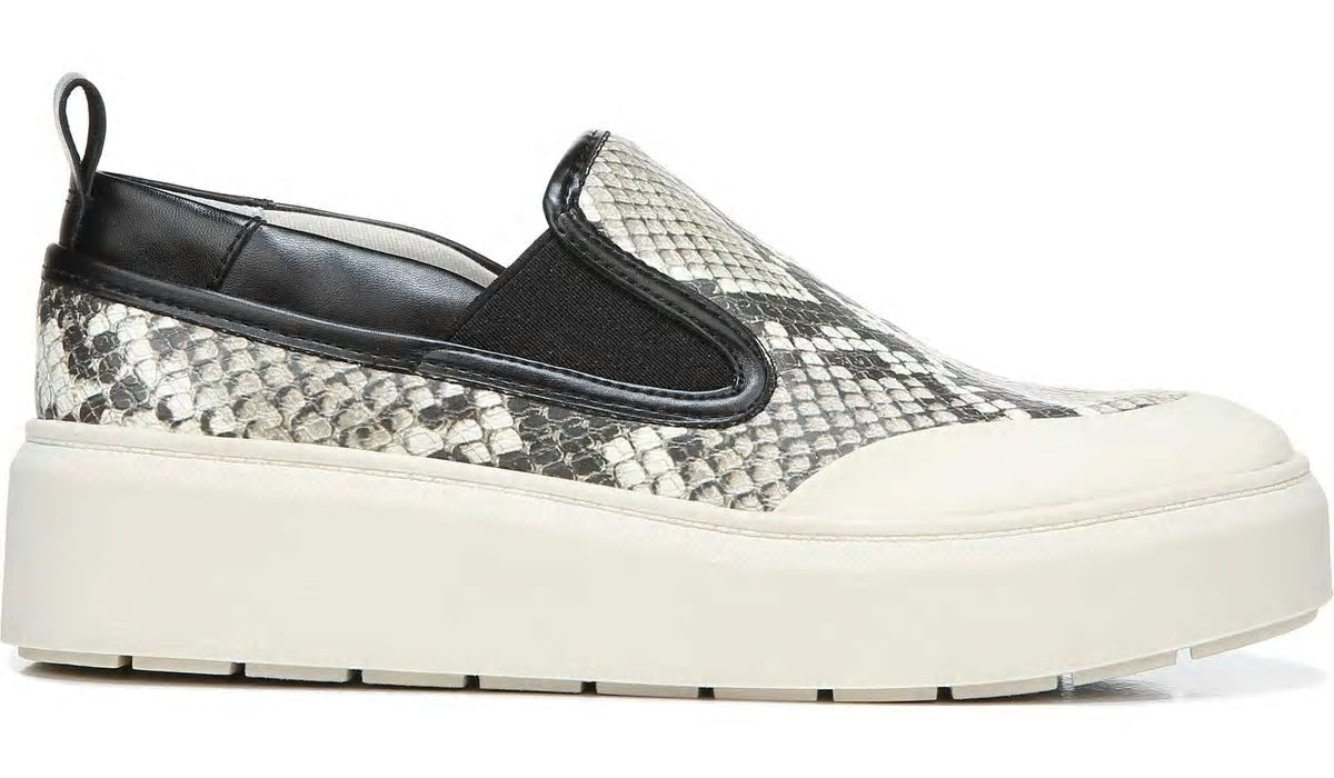 Franco Lazer Platform Slip On Sneaker - Roccia Faux Leather