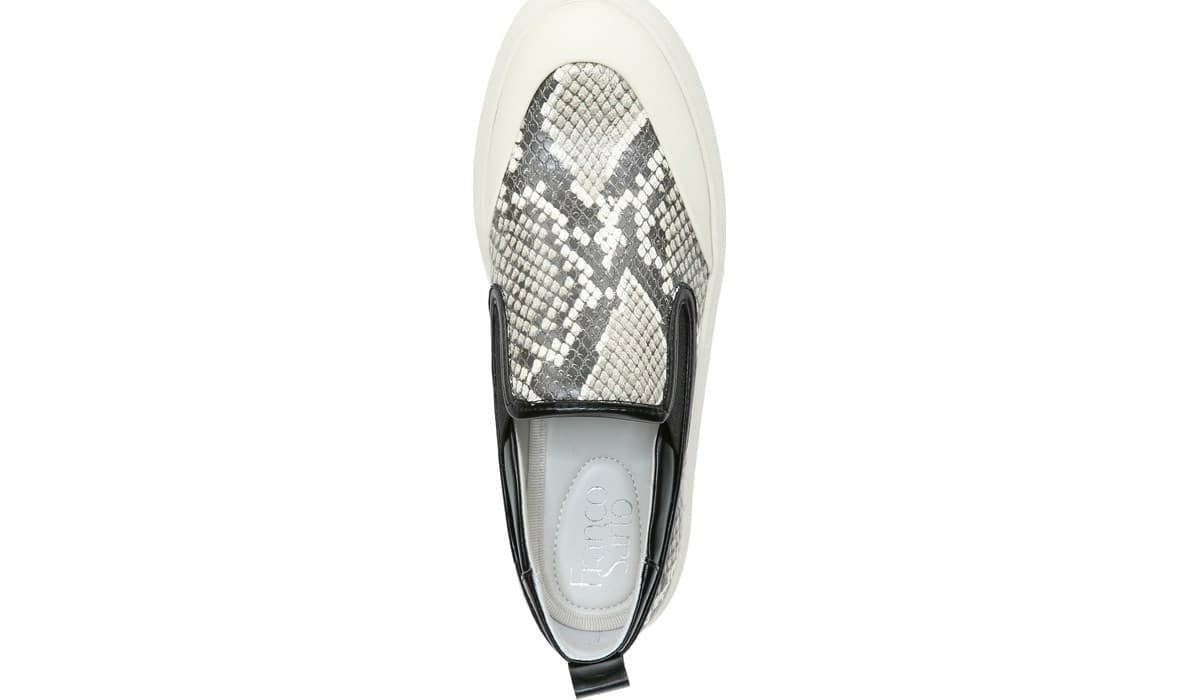 Franco Lazer Platform Slip On Sneaker - Roccia Faux Leather