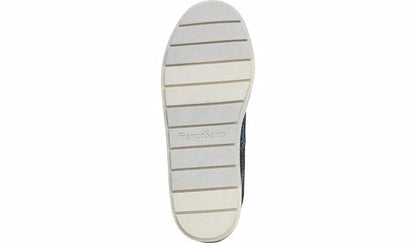 Franco Lazer Platform Slip On Sneaker - Pacific Blue Faux Leather