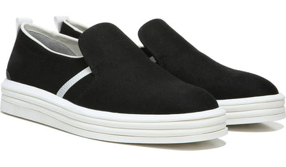 Franco Maldives Slip On Sneaker - Black Canvas