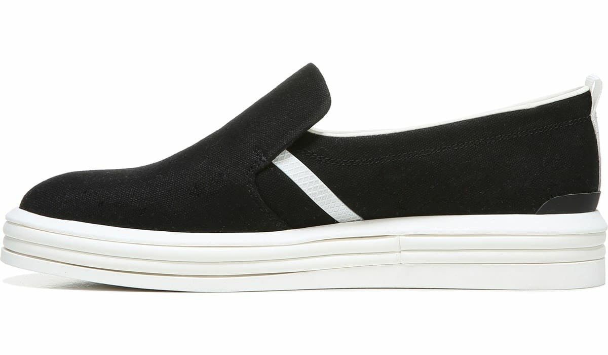 Franco Maldives Slip On Sneaker - Black Canvas