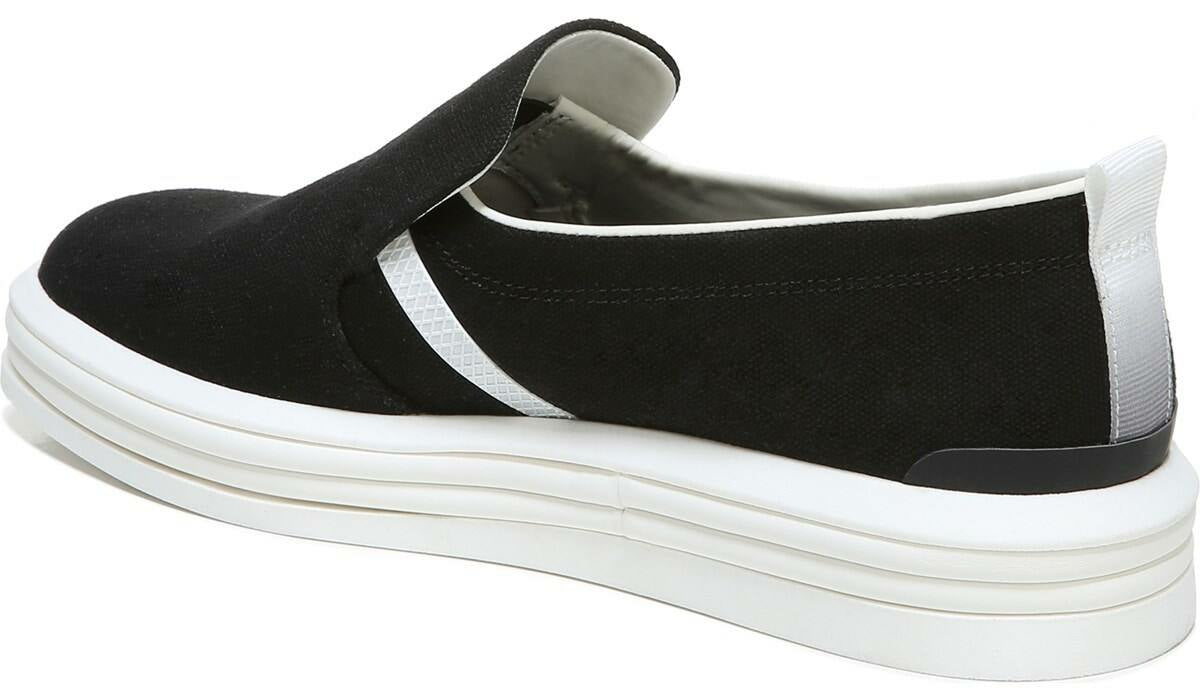 Franco Maldives Slip On Sneaker - Black Canvas