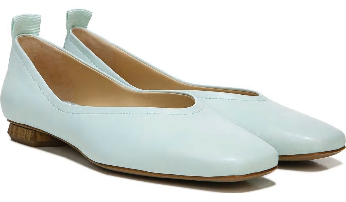 Franco Ailee Flat - Mint Leather