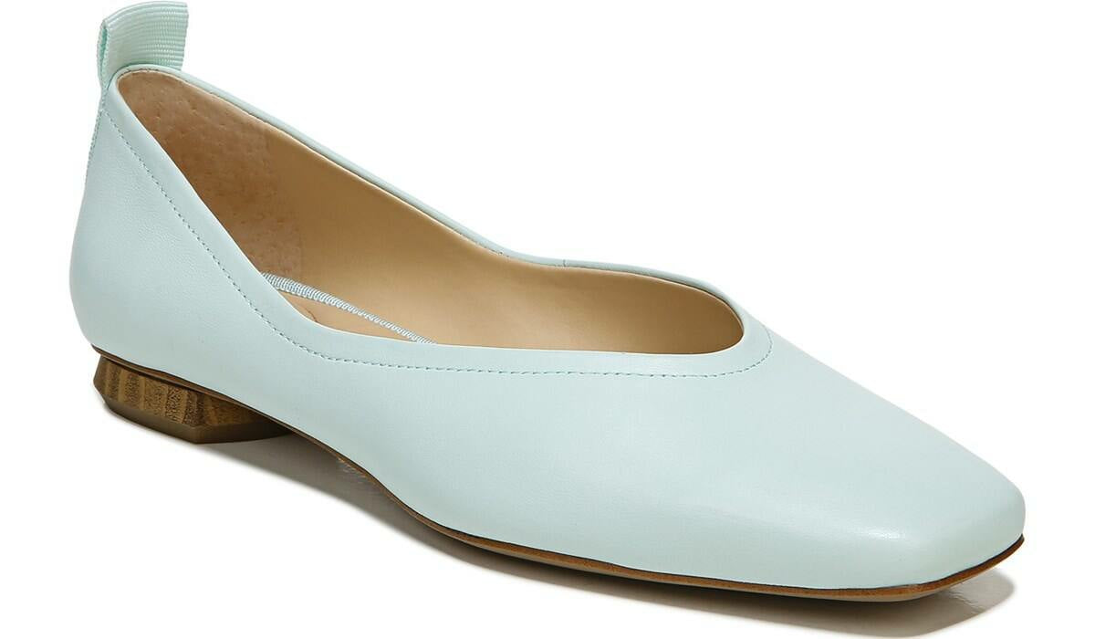 Franco Ailee Flat - Mint Leather
