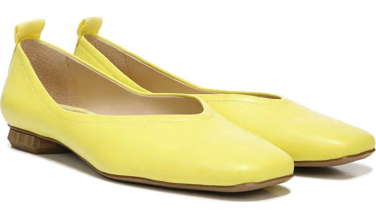 Franco Ailee Flat - Yellow Leather
