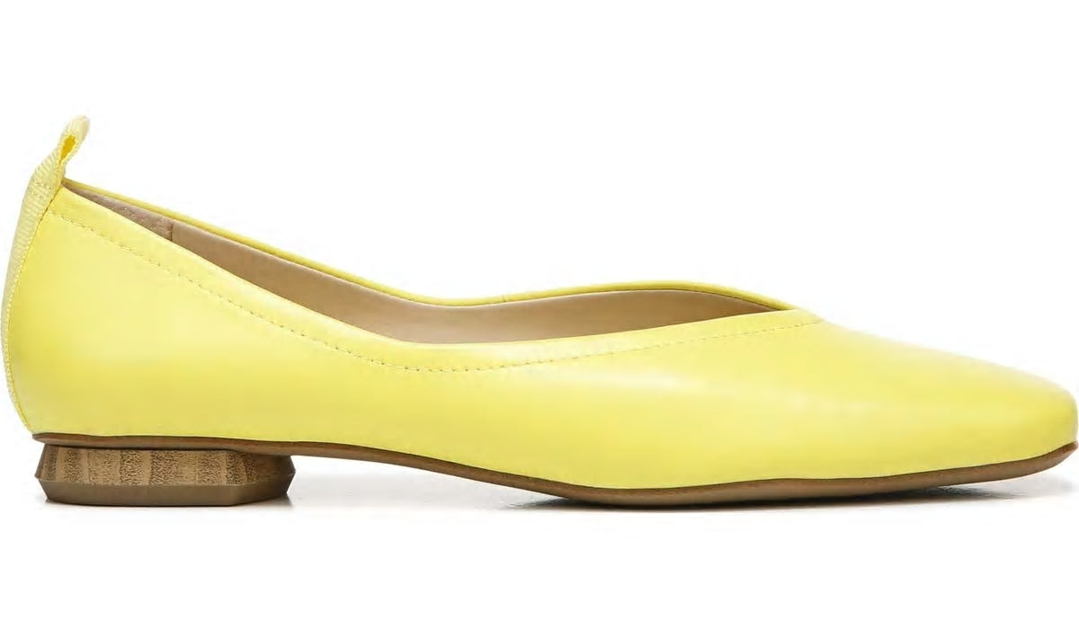 Franco Ailee Flat - Yellow Leather