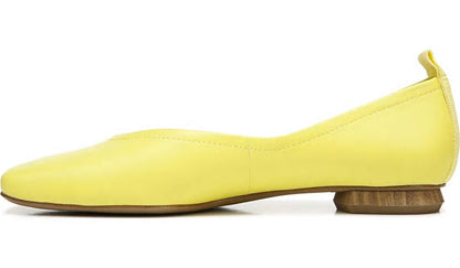 Franco Ailee Flat - Yellow Leather