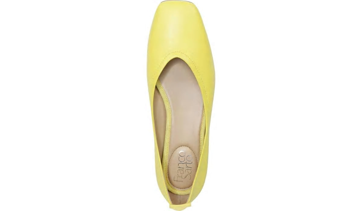 Franco Ailee Flat - Yellow Leather