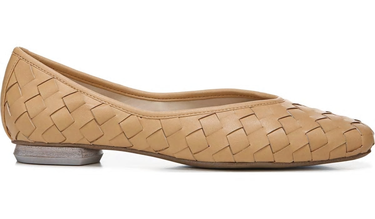 Franco Ailee 4 Flat - Camel Washed Faux Leather