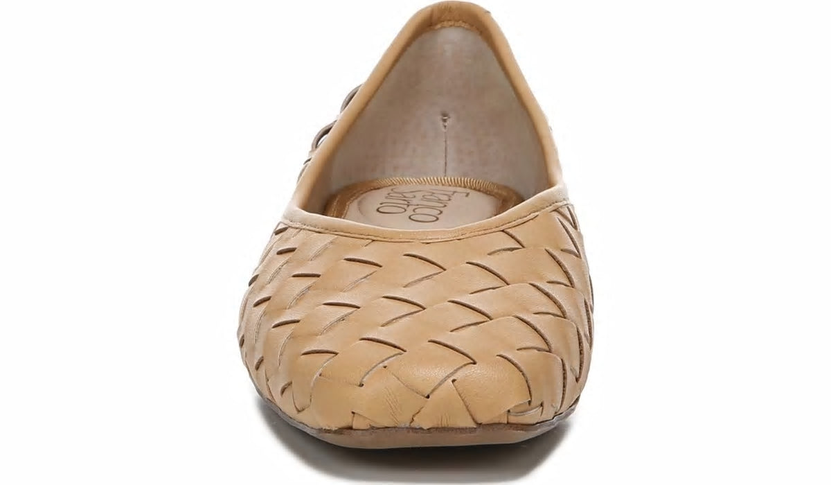 Franco Ailee 4 Flat - Camel Washed Faux Leather