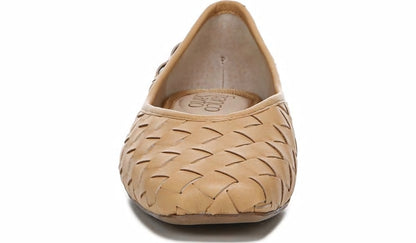Franco Ailee 4 Flat - Camel Washed Faux Leather
