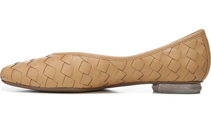 Franco Ailee 4 Flat - Camel Washed Faux Leather