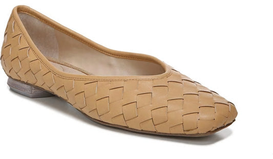 Franco Ailee 4 Flat - Camel Washed Faux Leather