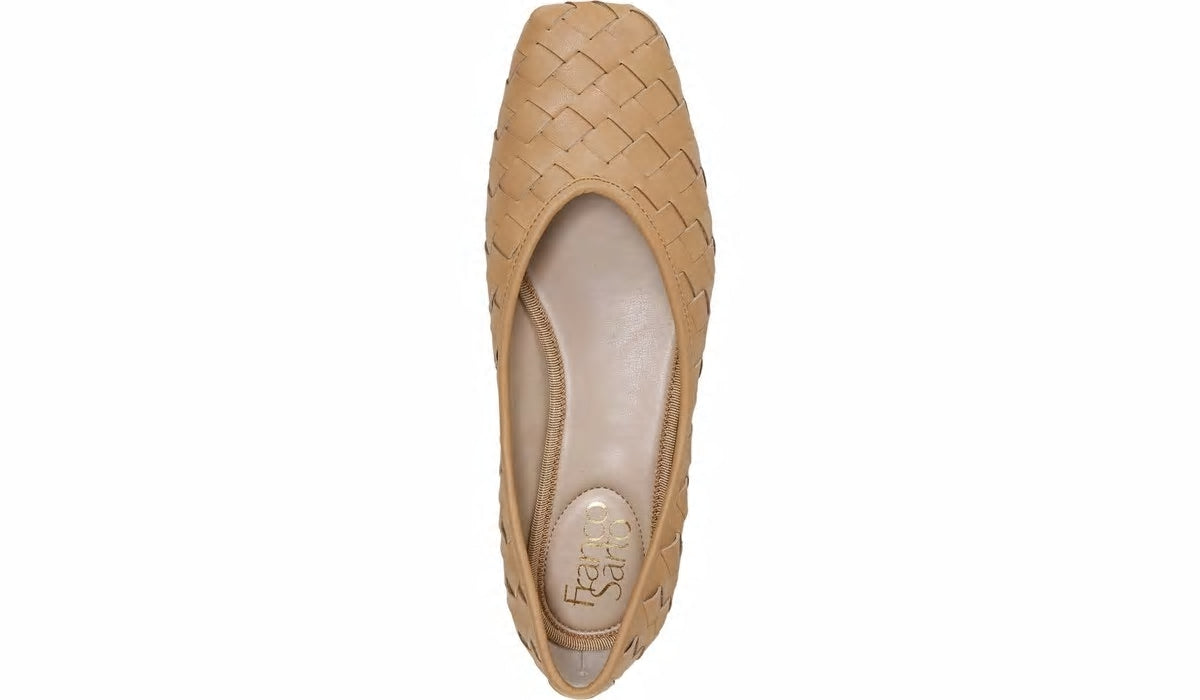 Franco Ailee 4 Flat - Camel Washed Faux Leather