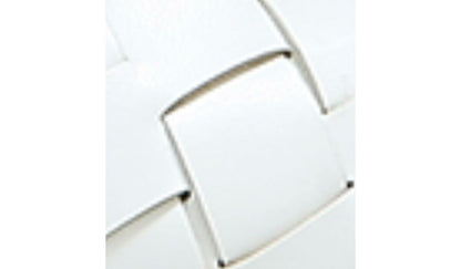 Franco Ailee 4 Flat - White Washed Faux Leather