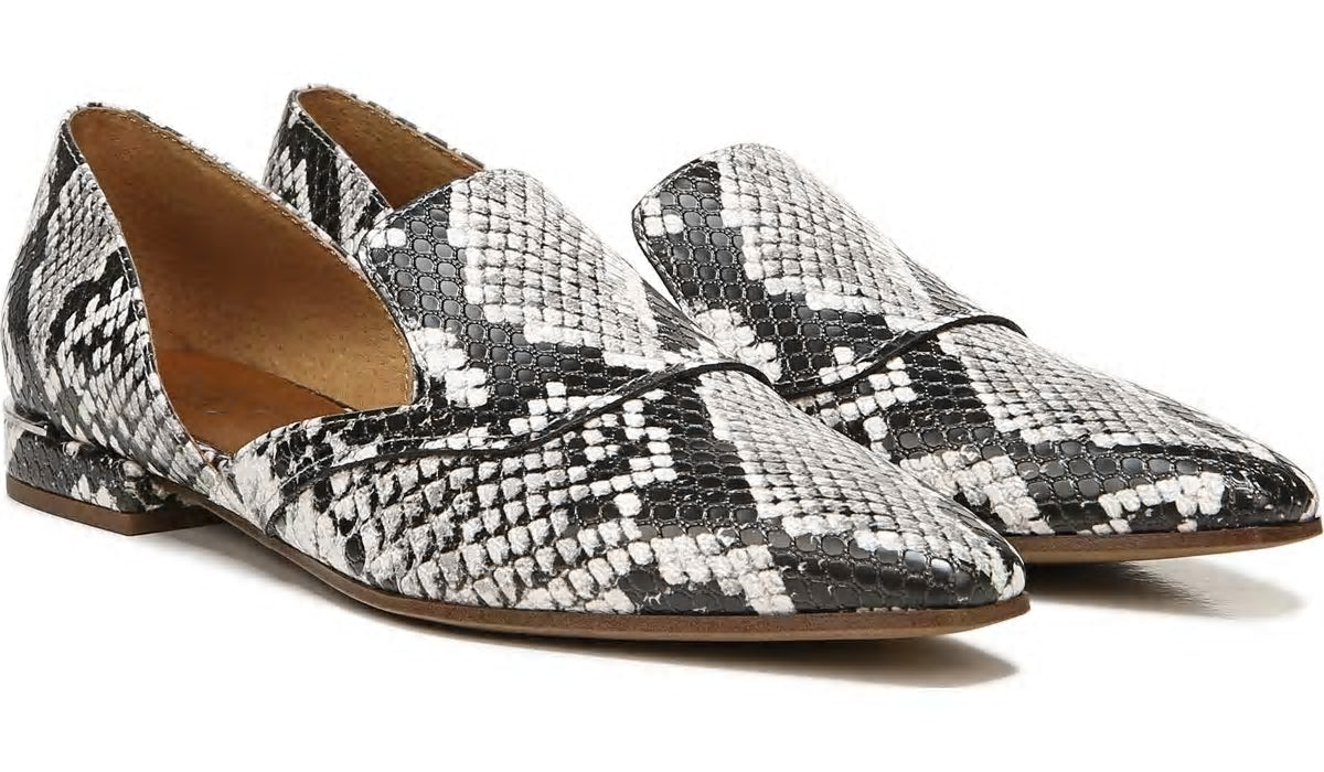 Franco Artisan Loafer - Alabaster Snake Faux Leather