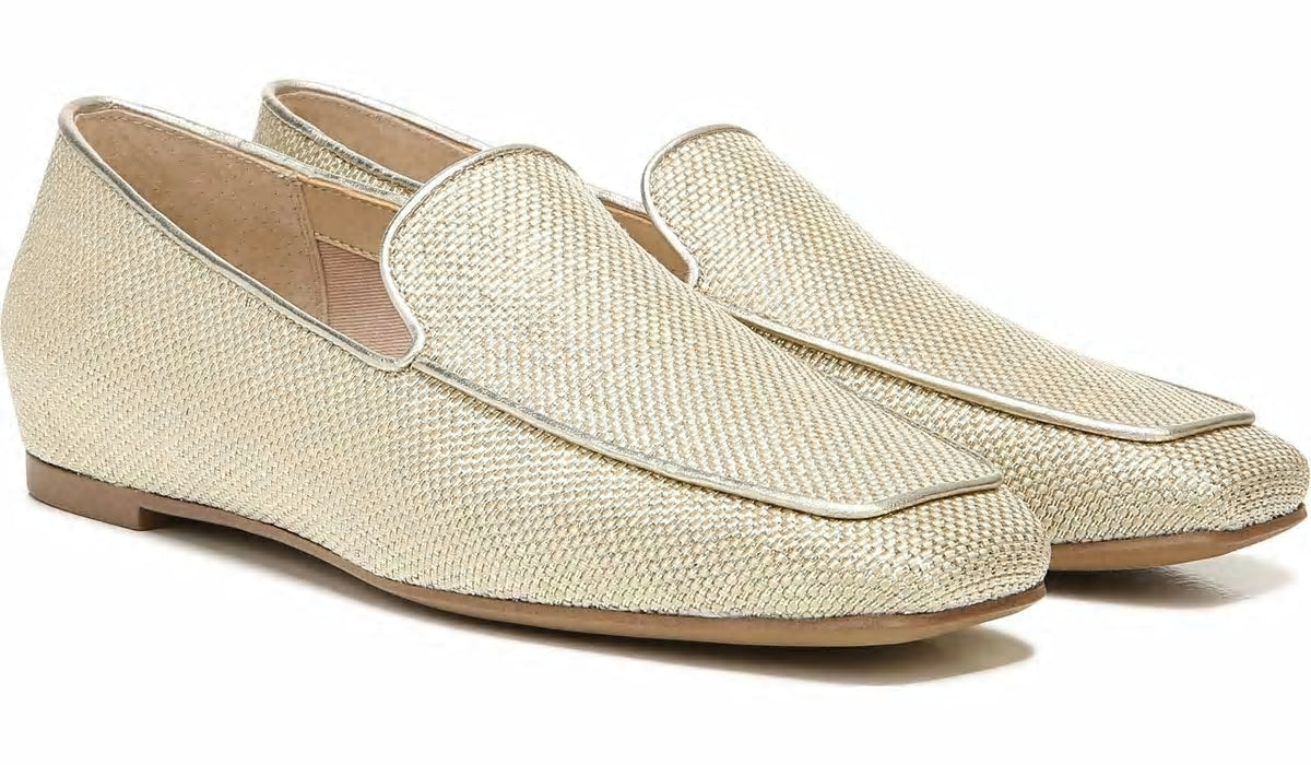 Franco Averly 2 Loafer - Pale Gold Raffia