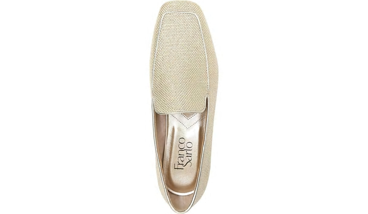 Franco Averly 2 Loafer - Pale Gold Raffia
