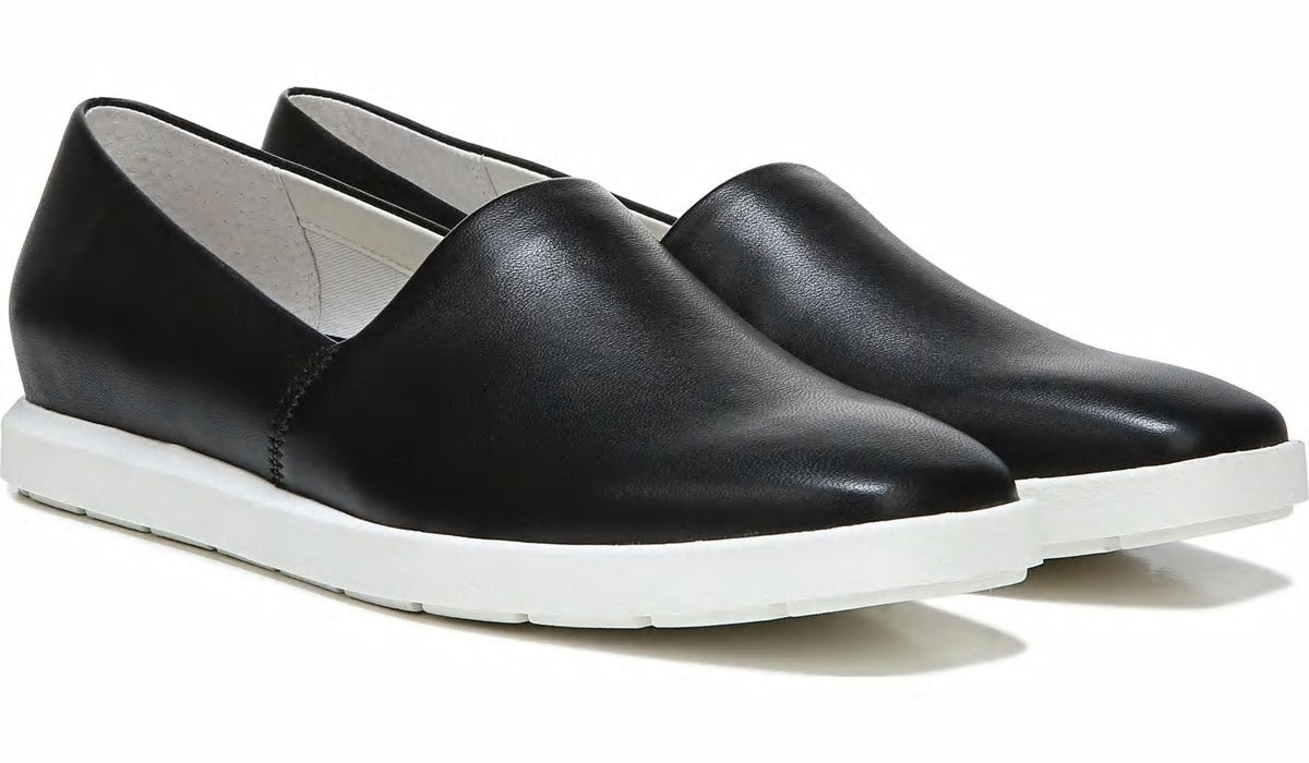 Franco Bonza Slip On - Black Leather
