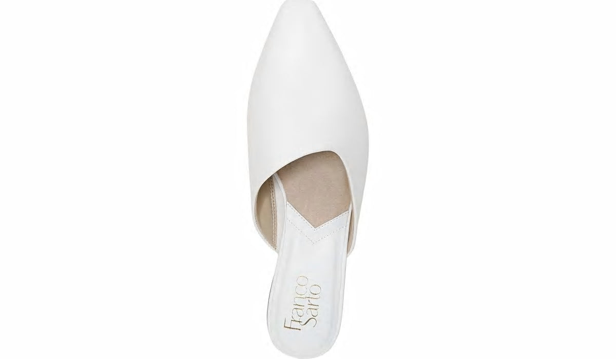 Franco Bridget 2 Mule - White Leather