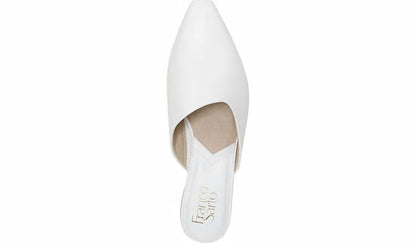 Franco Bridget 2 Mule - White Leather