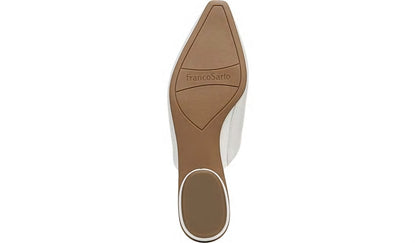 Franco Bridget 2 Mule - White Leather