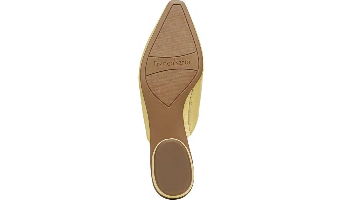 Franco Bridget 2 Mule - Light Yellow Leather