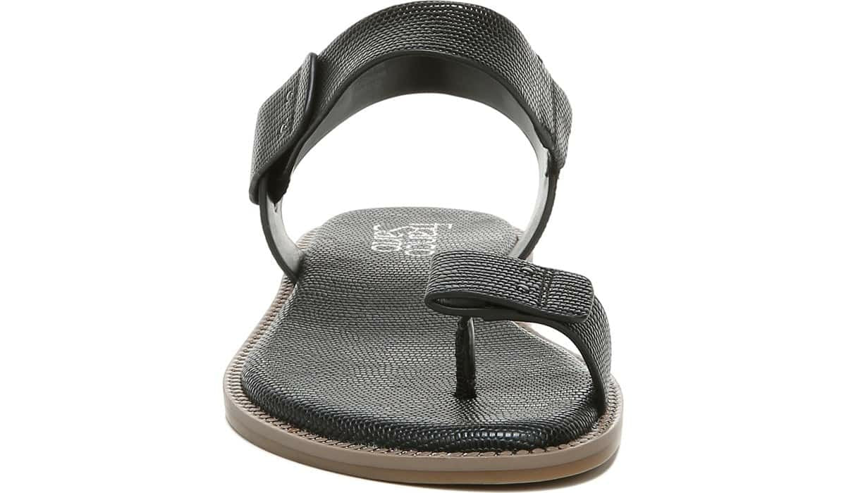 Franco Geranio Sandal - Black Snake Print Faux Leather