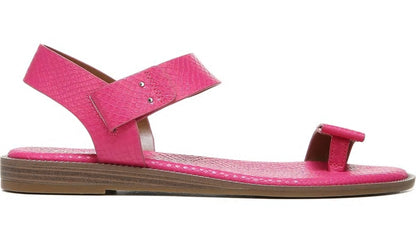 Franco Geranio Sandal - Fushcia Snake Faux Leather