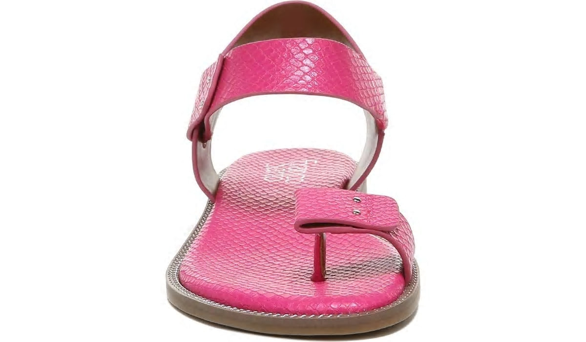 Franco Geranio Sandal - Fushcia Snake Faux Leather