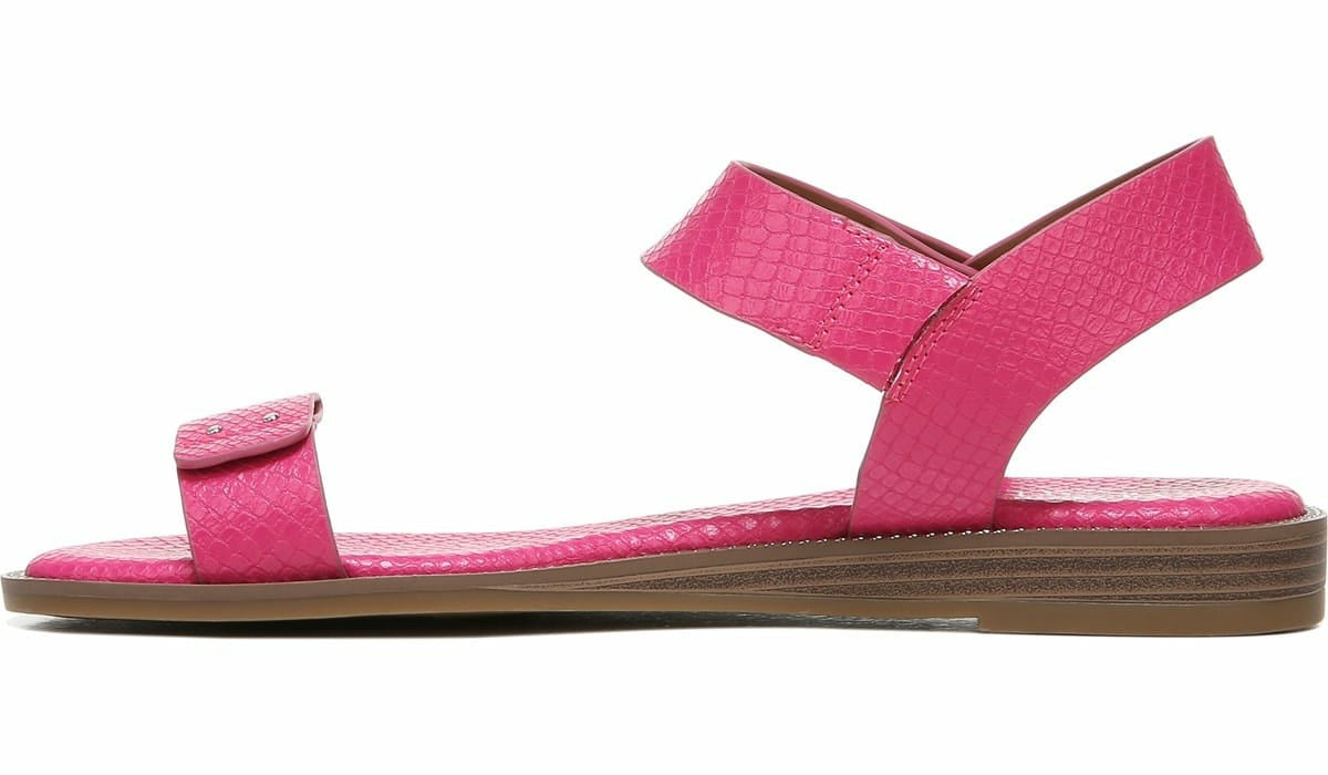 Franco Geranio Sandal - Fushcia Snake Faux Leather