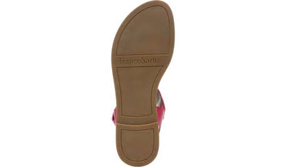 Franco Geranio Sandal - Fushcia Snake Faux Leather