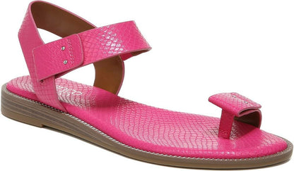 Franco Geranio Sandal - Fushcia Snake Faux Leather