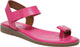 Fushcia Snake Faux Leather