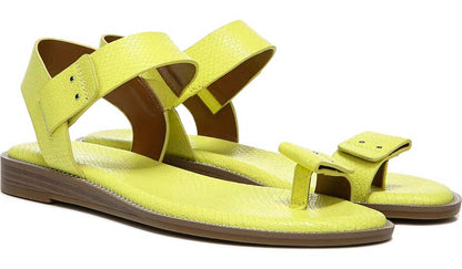 Franco Geranio Sandal - Limeade Snake Faux Leather
