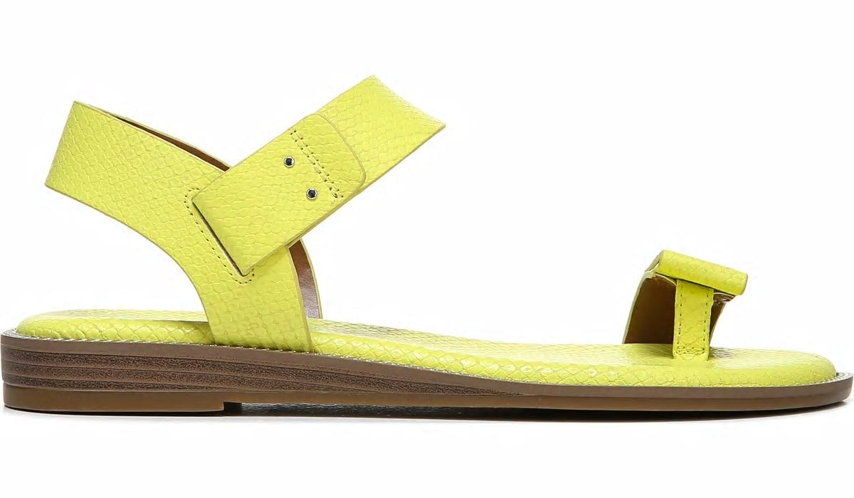 Franco Geranio Sandal - Limeade Snake Faux Leather