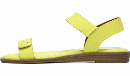 Franco Geranio Sandal - Limeade Snake Faux Leather