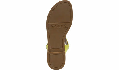 Franco Geranio Sandal - Limeade Snake Faux Leather