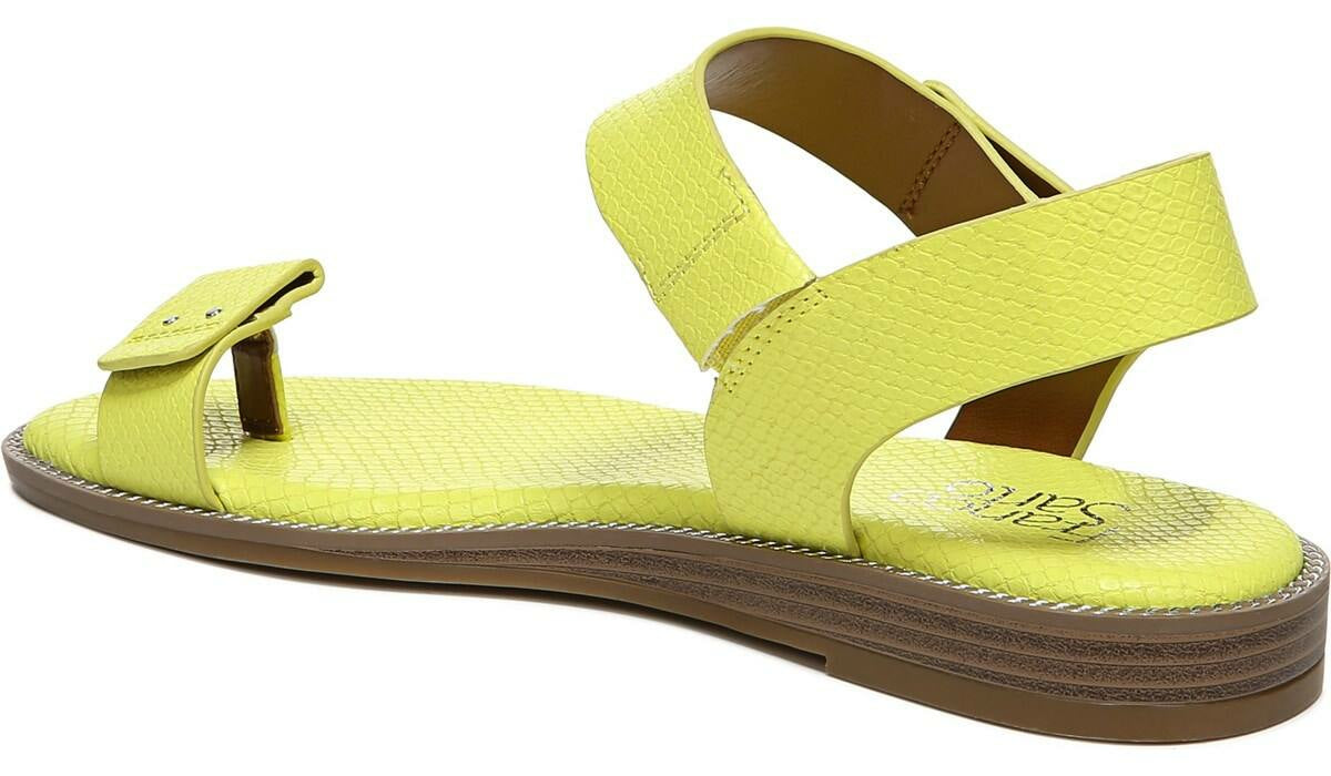 Franco Geranio Sandal - Limeade Snake Faux Leather