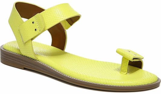 Franco Geranio Sandal - Limeade Snake Faux Leather