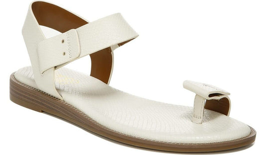 Franco Geranio Sandal - Linen Snake Print Faux Leather